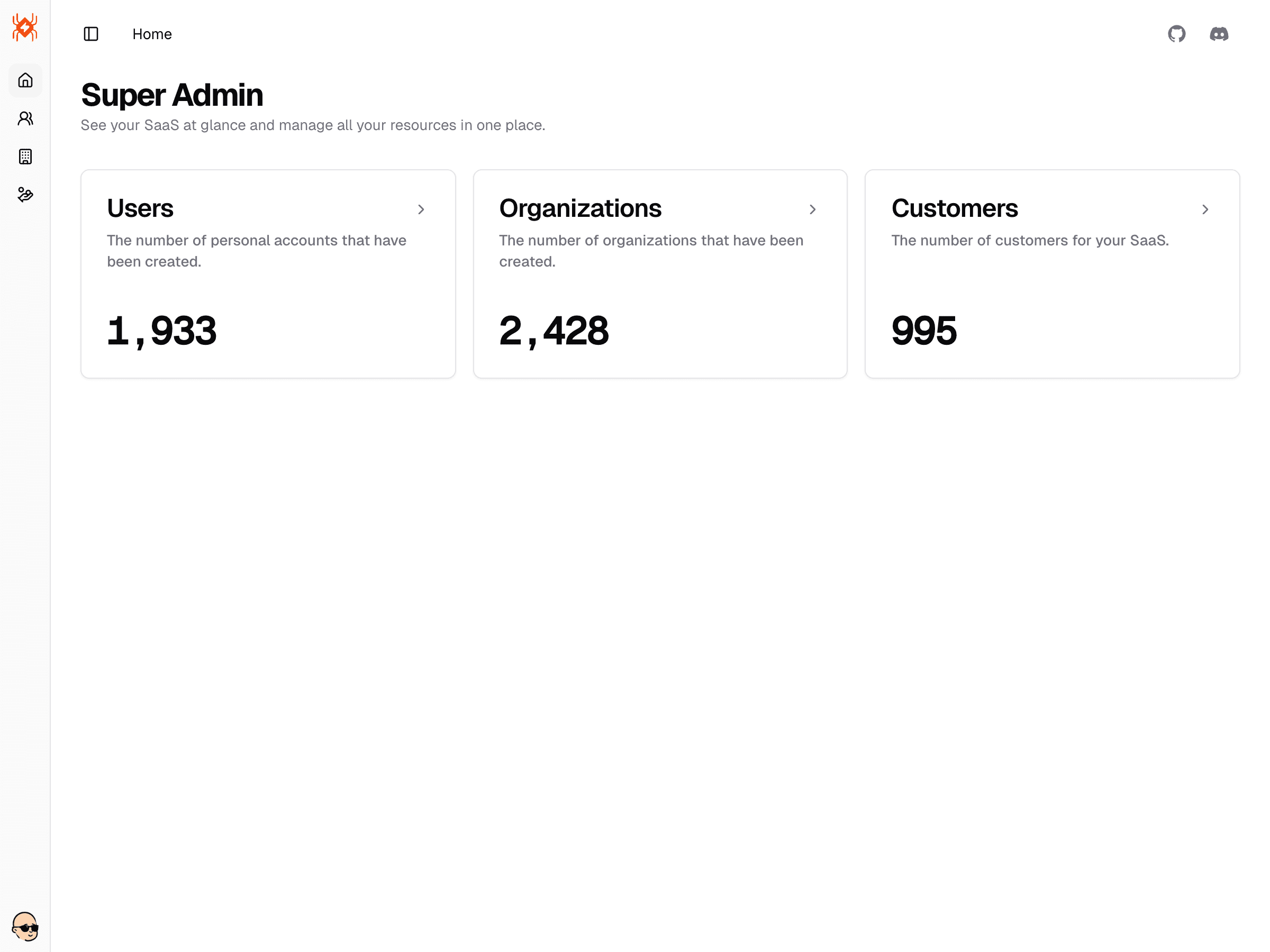Super Admin UI
