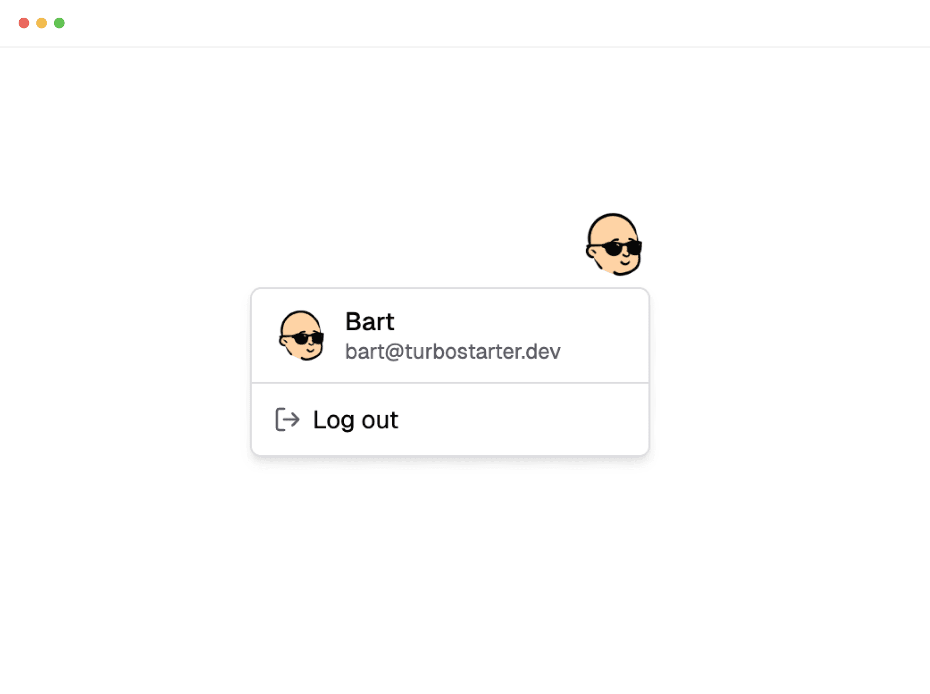 Sign out